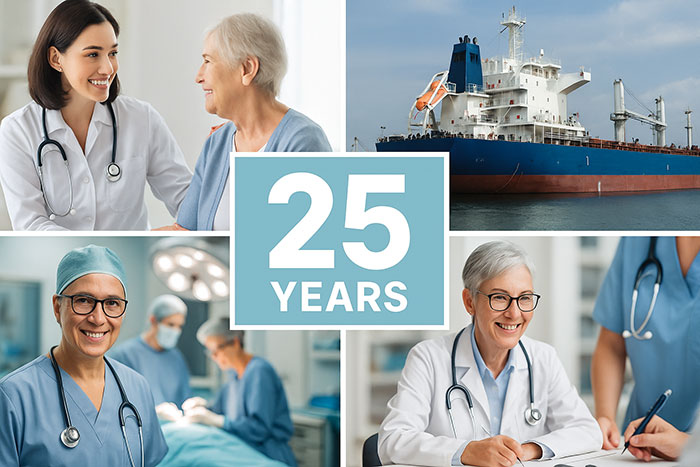25 Years of Maritime Medical Experience